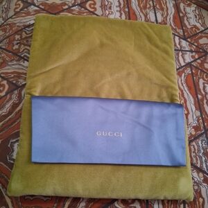 Gucci Vintage Velvet Pouch